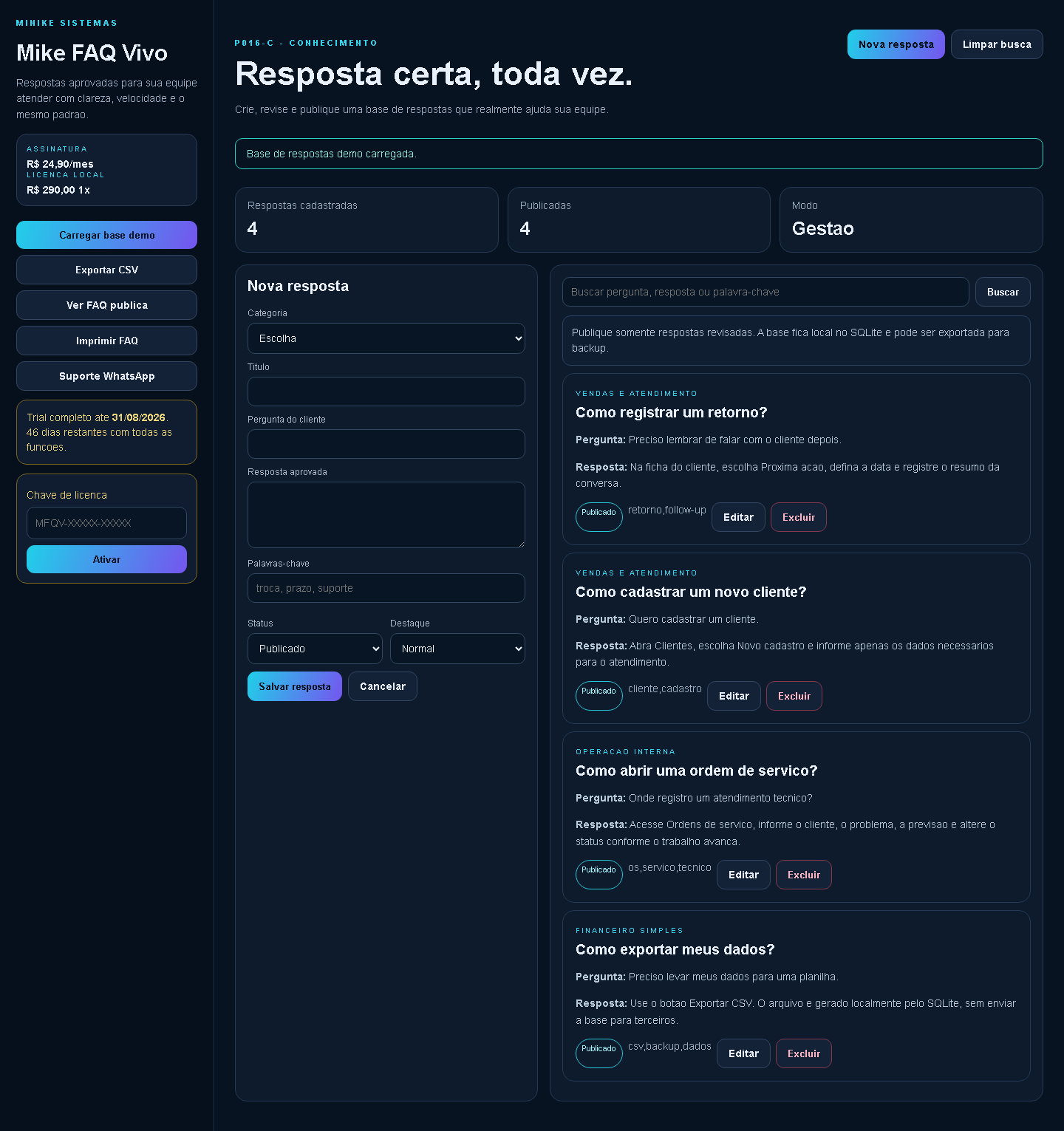 Print real de Mike FAQ Vivo